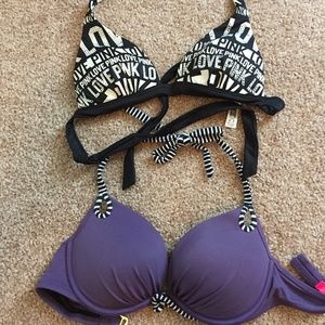 Push up PINK Brand Bikini tops